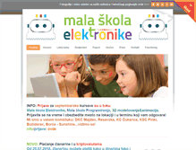 Tablet Screenshot of malaskolaelektronike.com